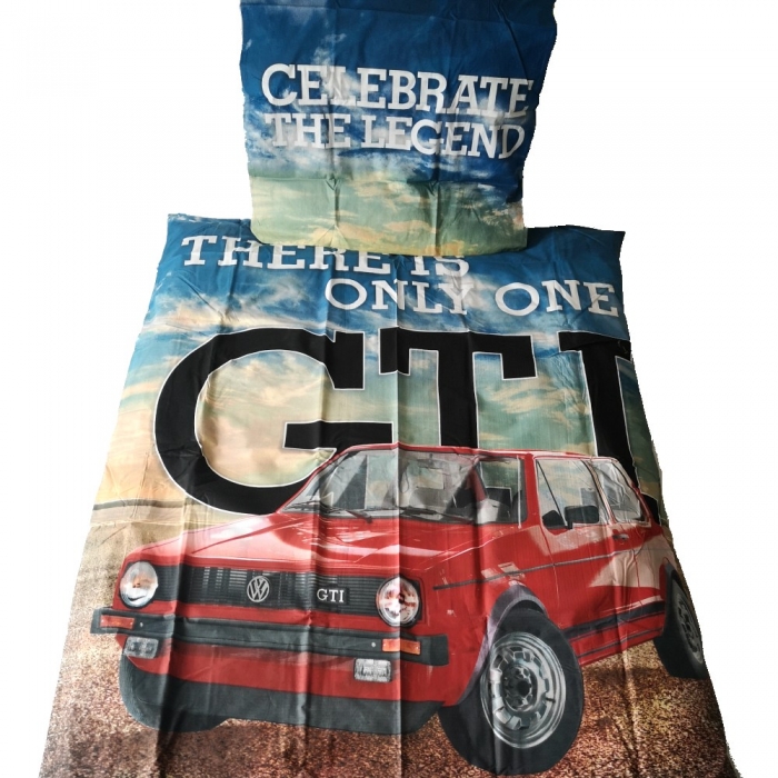 VOLKSWAGEN® VW GTI There Is Only One Bettwäsche Baumwolle 135x200 cm
