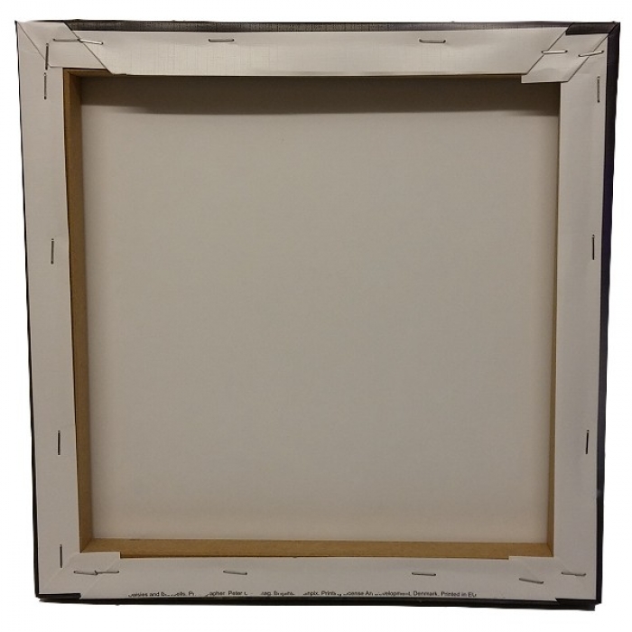 Preview: Bild Kunstdruck BLUMENWIESE Smaland Schweden 30x30 cm bespannt auf Holzrahmen