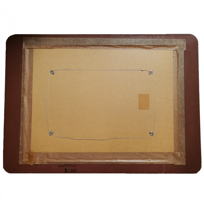 Bild Indianer 87x63 cm artisan limited edition frame 8/300 bemalter Holzrahmen