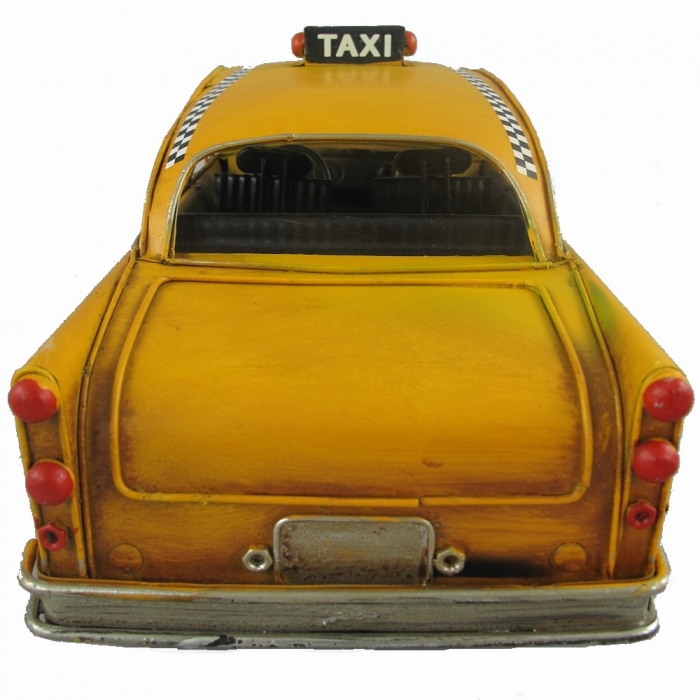 NEW YORK Yellow Cap TAXI 50er Jahre Blechauto Blech Modellauto