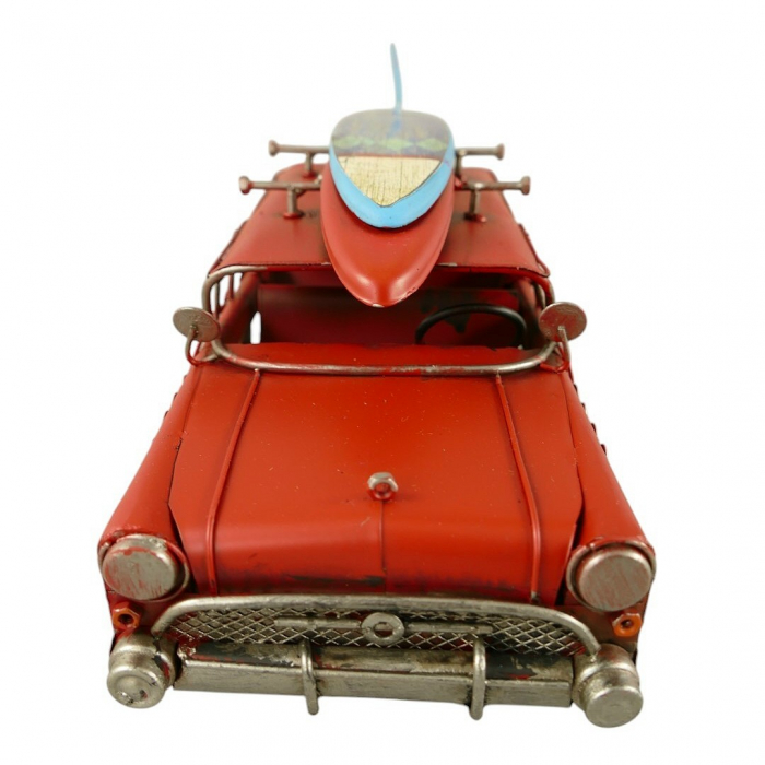 US Straßenkreuzer STATION CAR mit Surfbrett Blechauto Blech Modellauto
