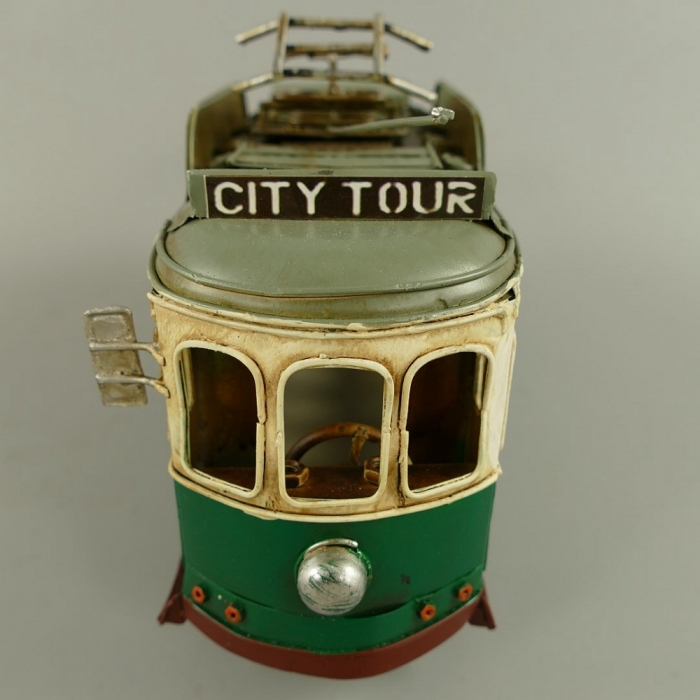 STRASSENBAHN TRAM Waggon Lisboa Blechmodell Blechauto Blech Modell