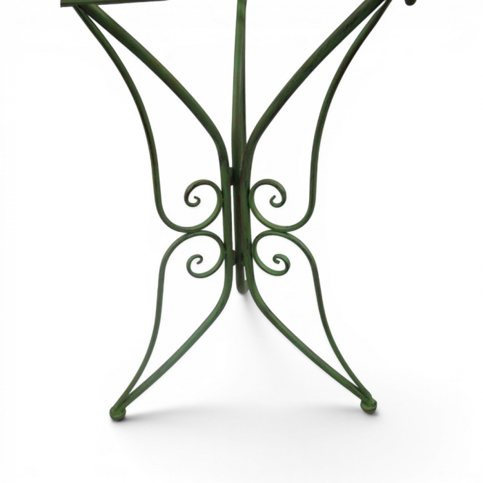 Gartenmöbel Set RIVIERA Antik Look GRÜN Eisen 2x Stuhl 1x Tisch