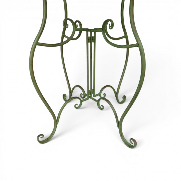 Gartenmöbel Set AMALFI Antik Look GRÜN Eisen 2x Stuhl 1x Tisch