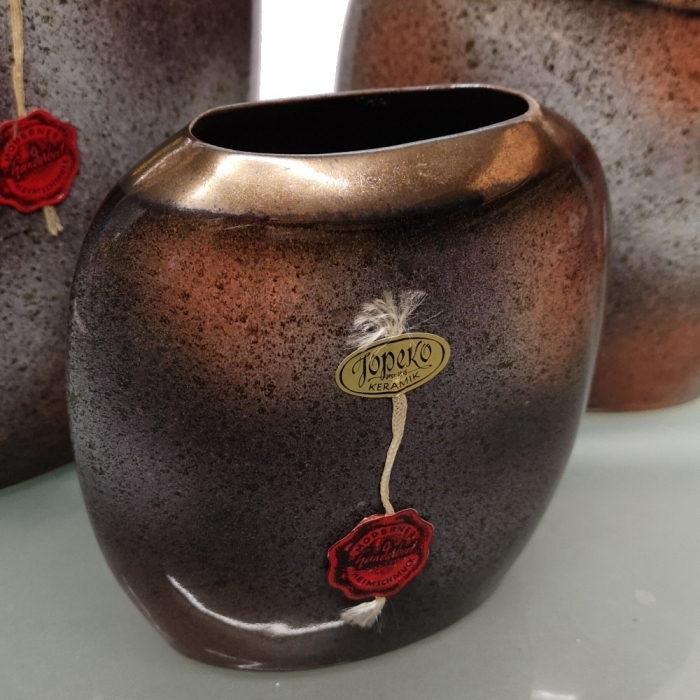 Preview: JOPEKO Keramik VASEN 3 Teile Design handarbeit H=24/19/16 cm