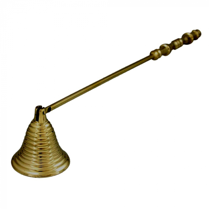 DOCHTLÖSCHER Kerzendochtlöscher Kerzenlöscher aus Messing 30 cm
