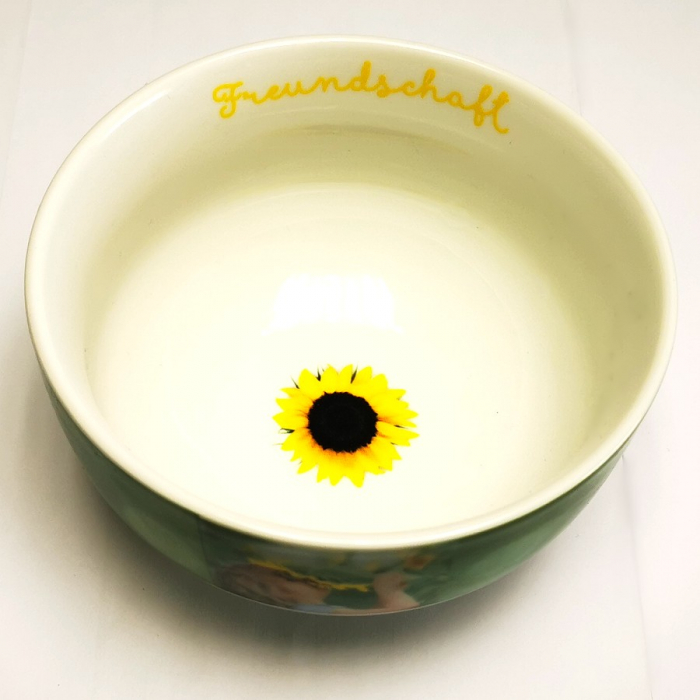 Müslischale Schüssel FREUNDSCHAFT IST WIE EINE BLUME Ritzenhoff Keramik