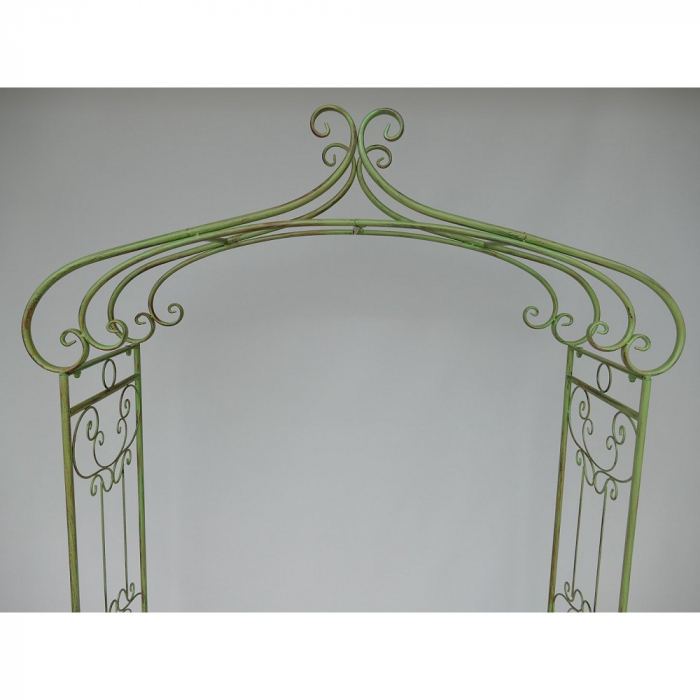 ROSENBOGEN Romantik grün Rankgestell Rankhilfe Metall 235 x 130 cm