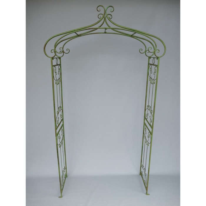 ROSENBOGEN Romantik grün Rankgestell Rankhilfe Metall 235 x 130 cm