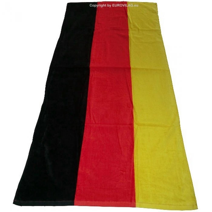 Preview: DEUTSCHLAND Flagge Fahne Strandtuch Strandlaken 80x150 cm zzgl. 2x Autofahnen