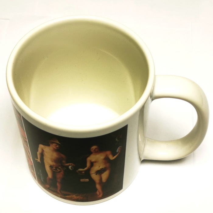 Kaffeetasse Tasse ADAM & EVA AUF BAYRISCH Keramik