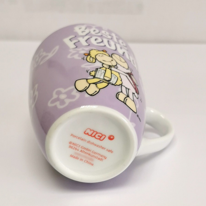 Kaffeetasse Tasse BESTE FREUNDIN lila Keramik