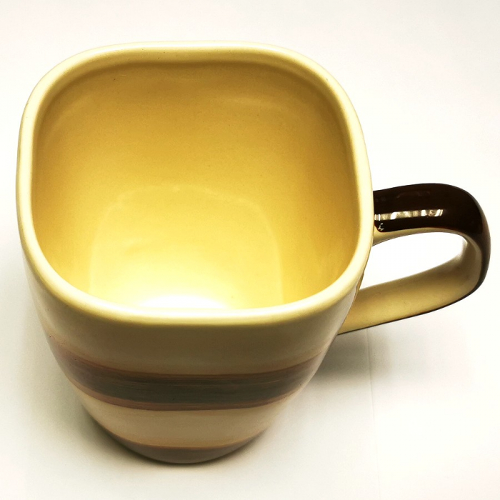 Sunature Keramik-Tasse Handbemalt, Florentine Design, 9 Cm Hoch, Ø 7,5 Cm – Einzigartige Tee- Oder Kaffeetasse