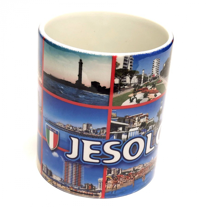 Kaffeetasse Tasse ITALIEN JESOLO Adria Strand Keramik Souvenir