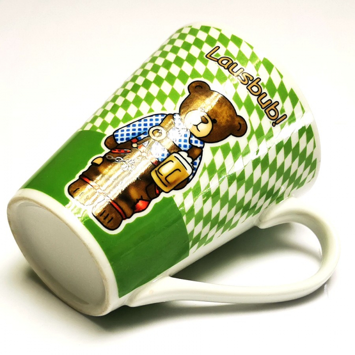 Kaffeetasse Tasse BÄRCHEN BÄR TEDDYBÄR LAUSBUB Keramik