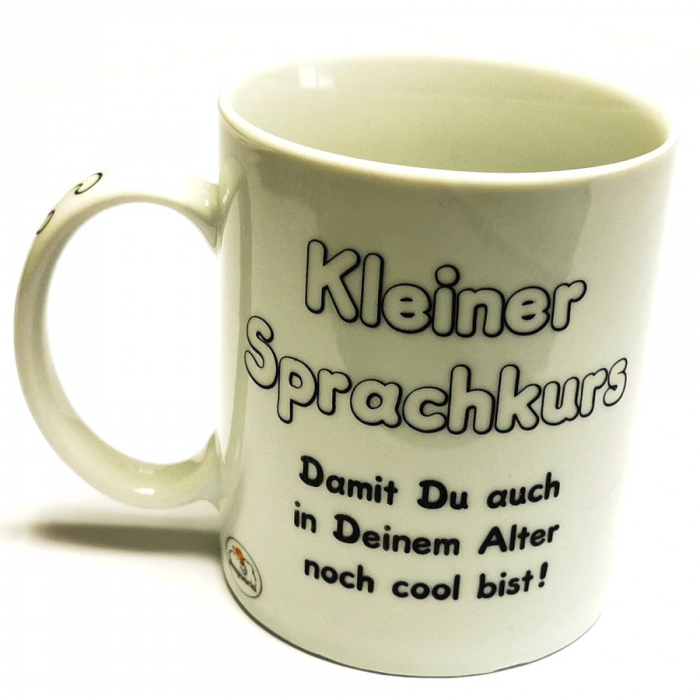 Kaffeetasse Tasse Schäfchen KLEINER SPRACHKURS Keramik