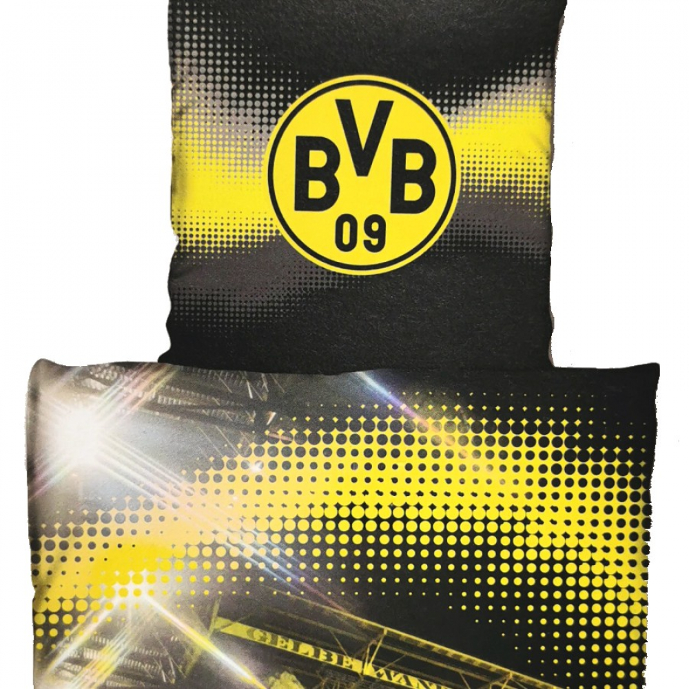 Borussia Dortmund BVB 09 Mikrofaser Bettwäsche 135 x 200 cm NEU/OVP 