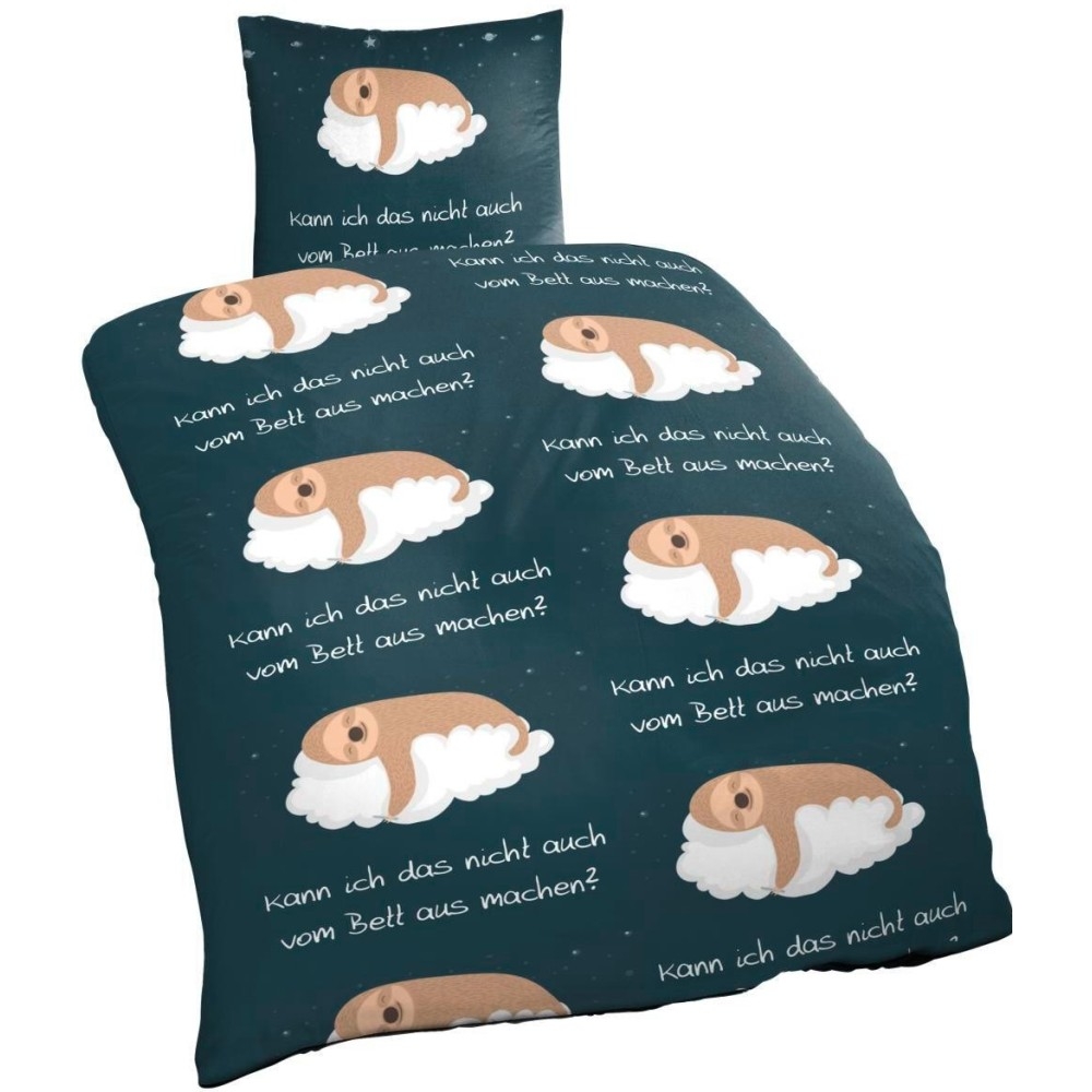 FAULTIER kann das vom Bett aus machen... Bettwäsche Mikrofaser 135x200 cm