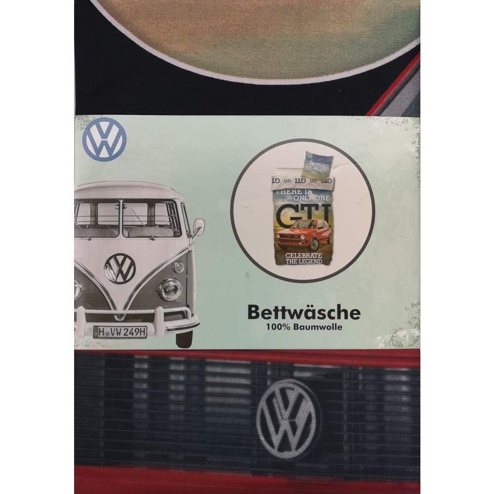 VOLKSWAGEN® VW GTI There Is Only One Bettwäsche Baumwolle 135x200 cm