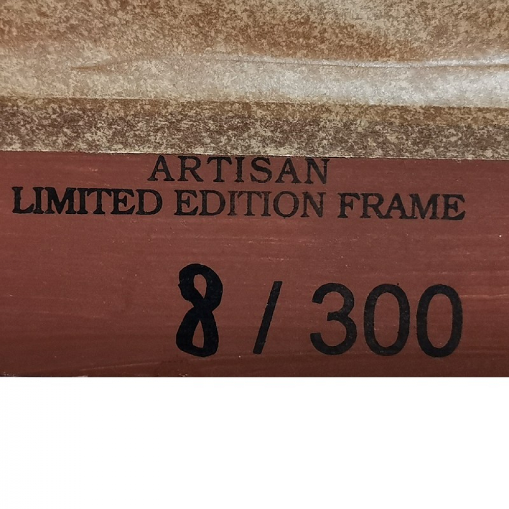 Bild Indianer 87x63 cm artisan limited edition frame 8/300 bemalter Holzrahmen
