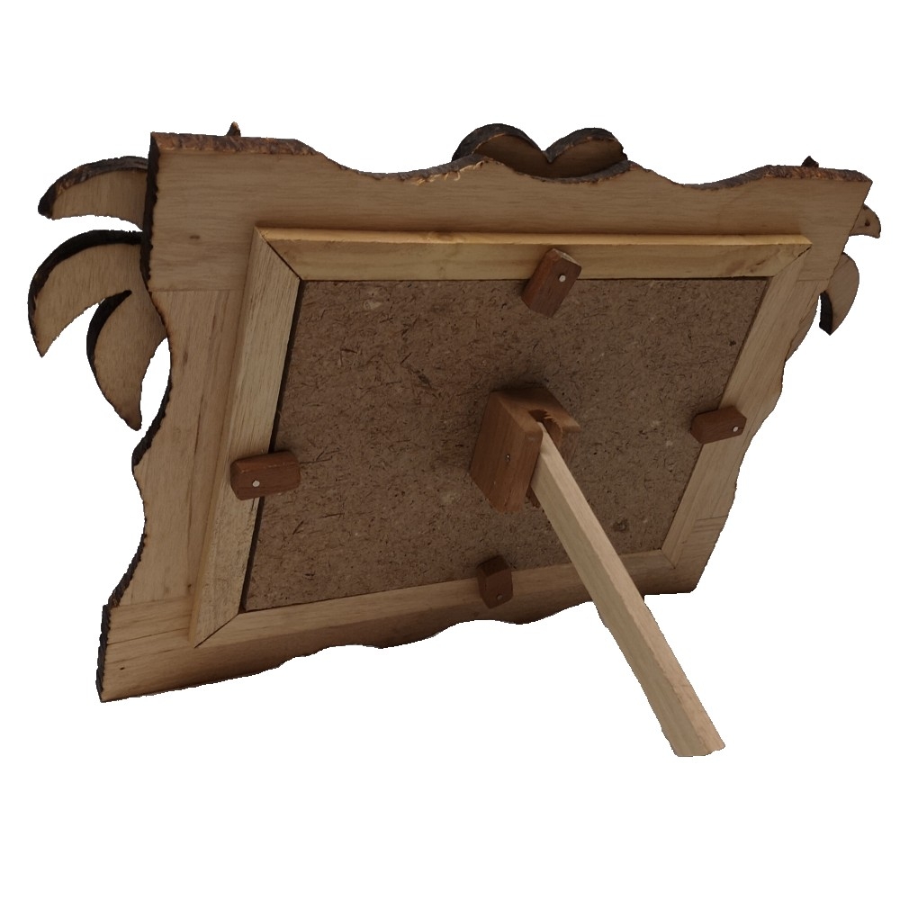 CUBA Kuba KARIBIK Holz Glas Bilderrahmen groß Original Handarbeit 21x32 cm