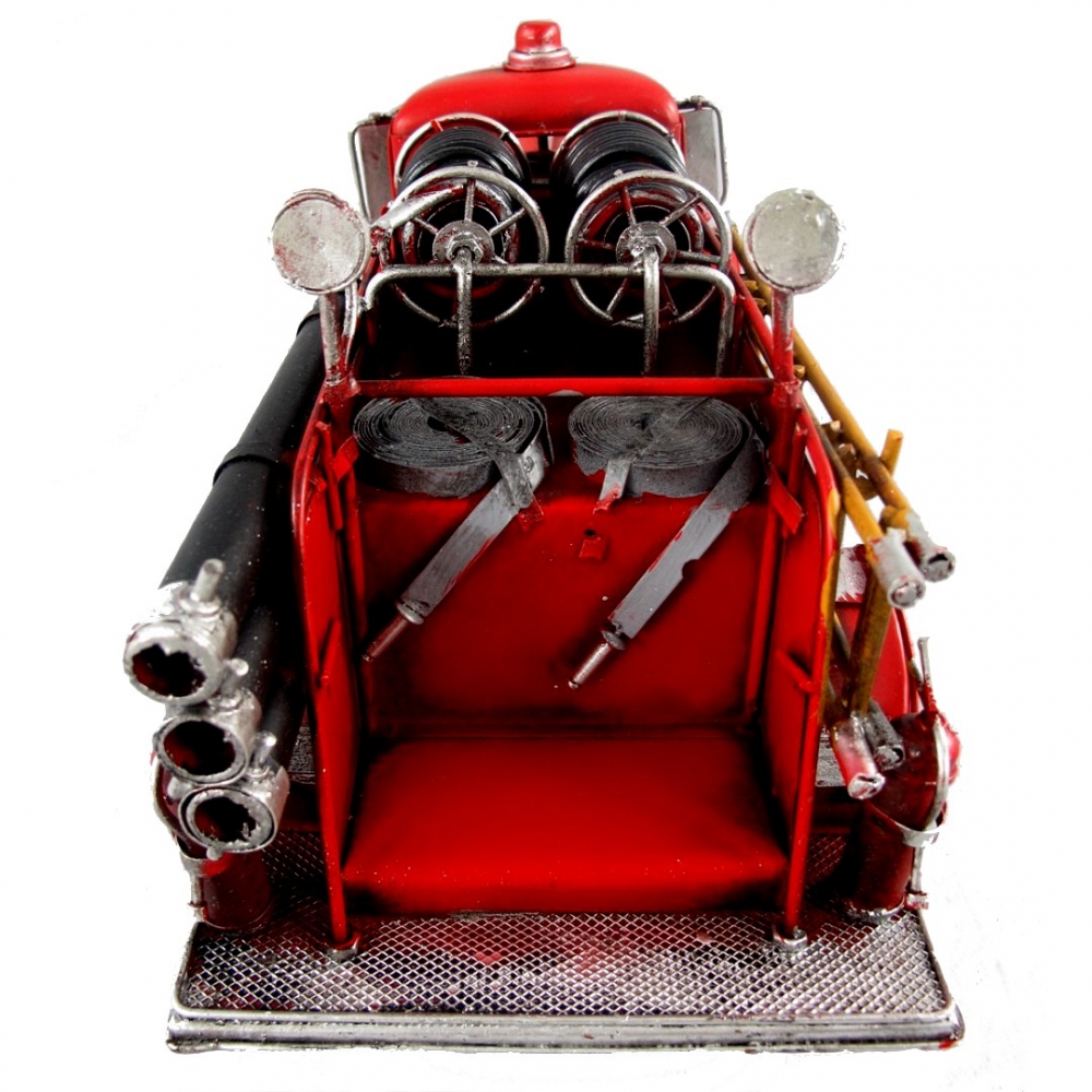 FEUERWEHRWAGEN US Feuerwehrauto 50er Jahre rot Blechauto Blech Modellauto