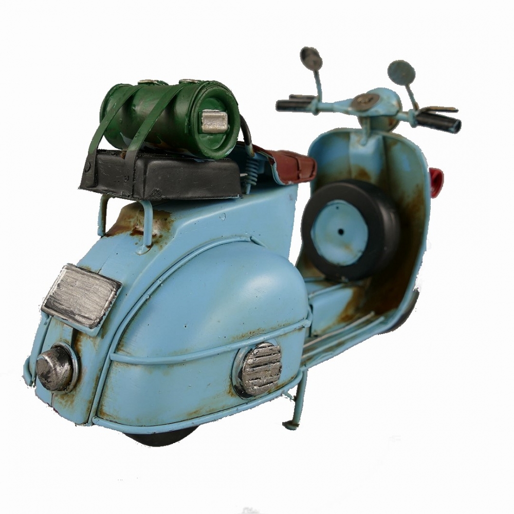 SCOOTER Freizeit Motorroller Blechroller Blech Modell himmelblau