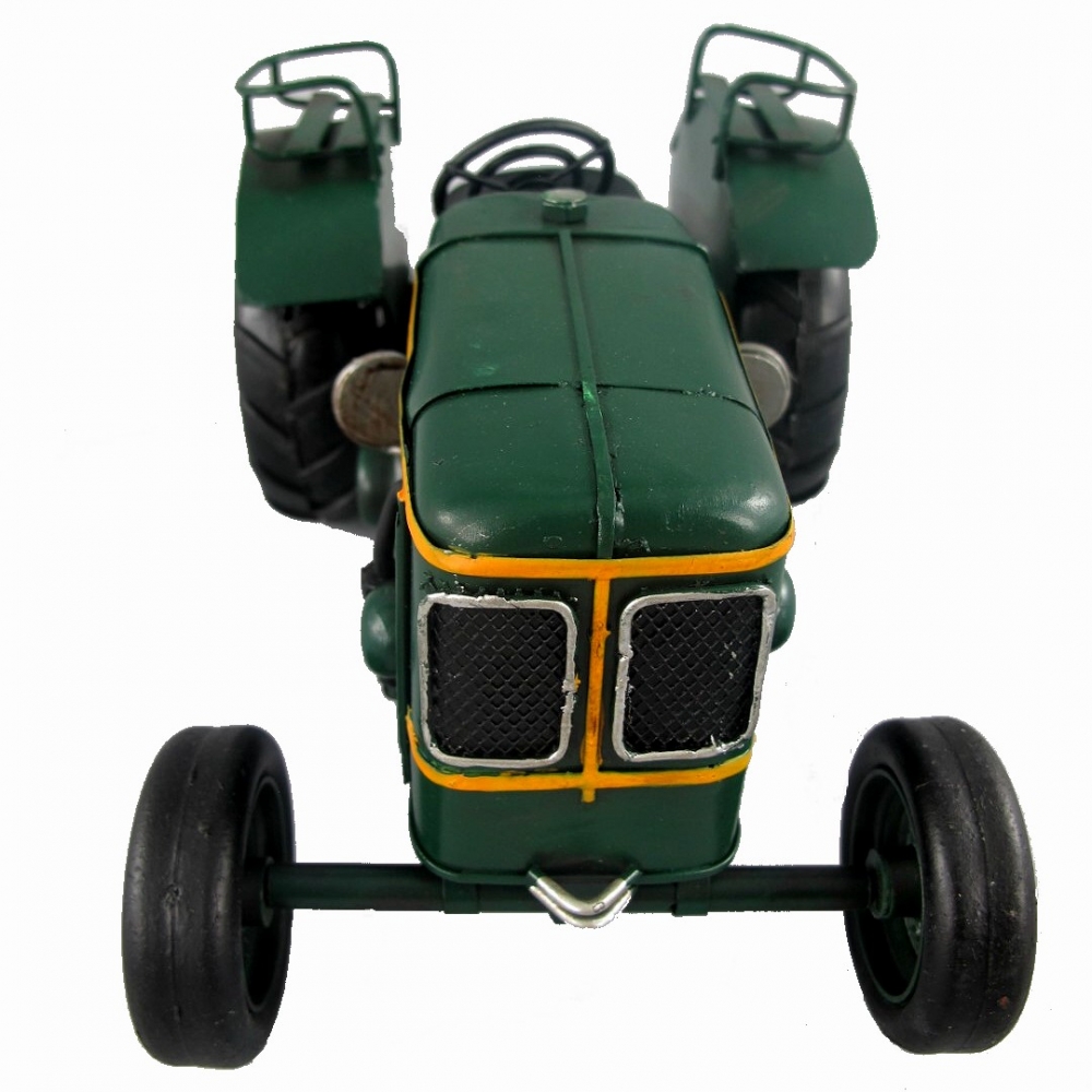 TRAKTOR TREKKER GRÜN Blechauto Blech Modellauto