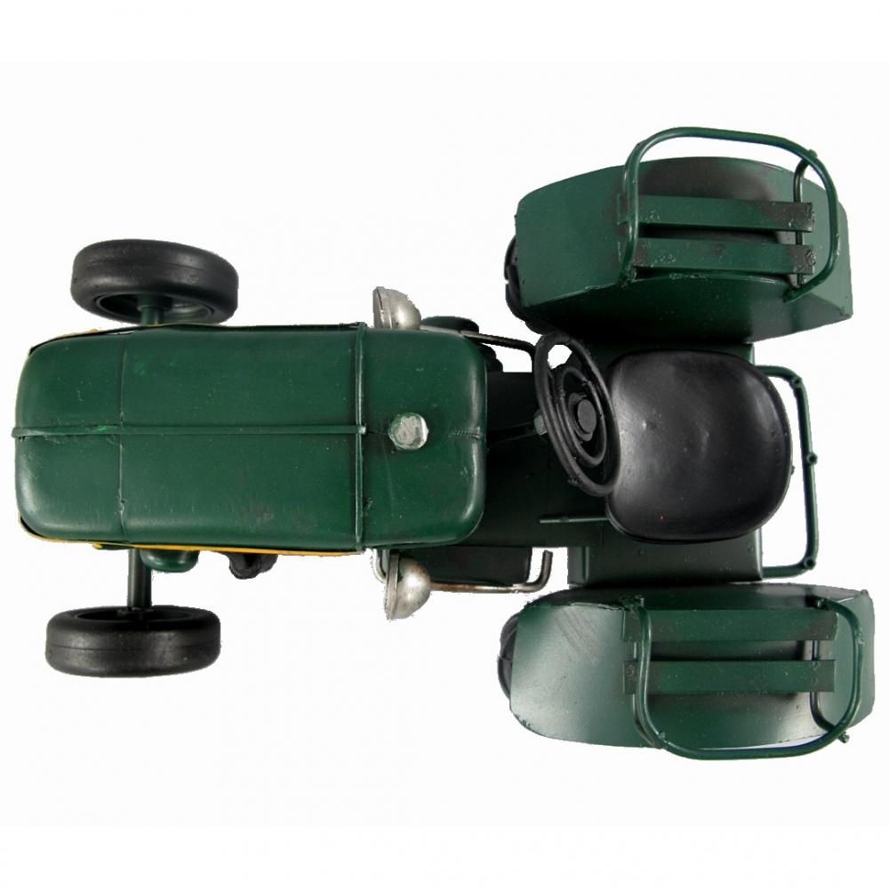 TRAKTOR TREKKER GRÜN Blechauto Blech Modellauto
