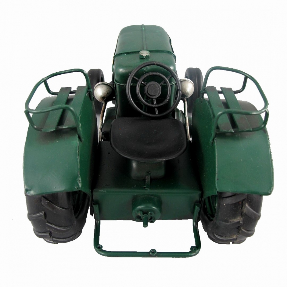 TRAKTOR TREKKER GRÜN Blechauto Blech Modellauto