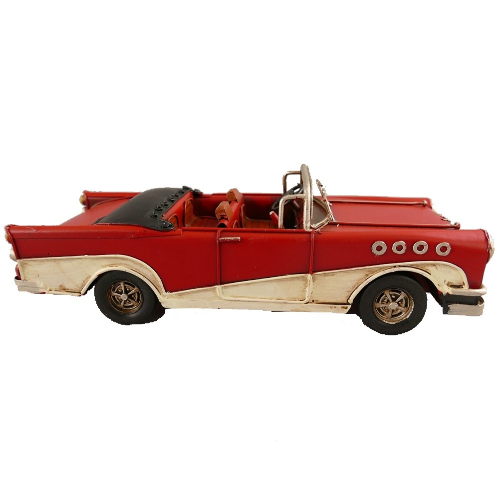CABRIOLET US Cabrio rot Blechauto Blech Modellauto