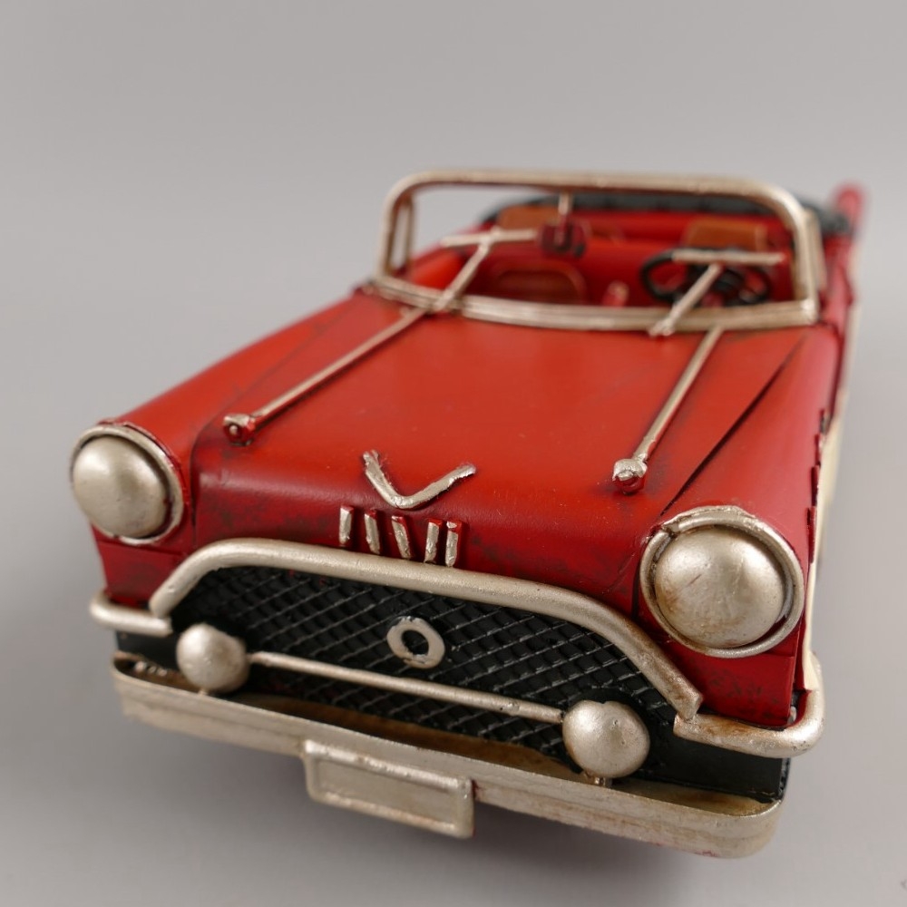 CABRIOLET US Cabrio rot Blechauto Blech Modellauto