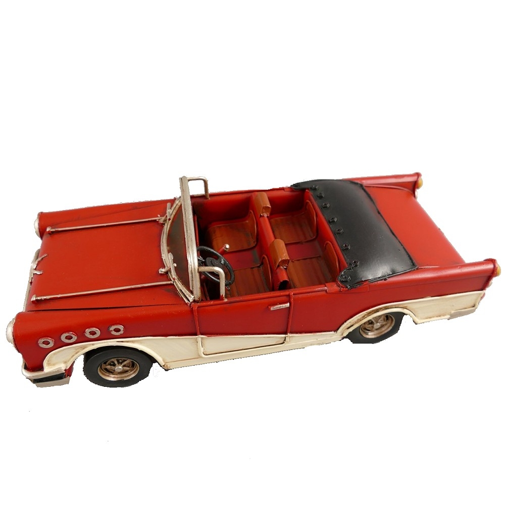 CABRIOLET US Cabrio rot Blechauto Blech Modellauto
