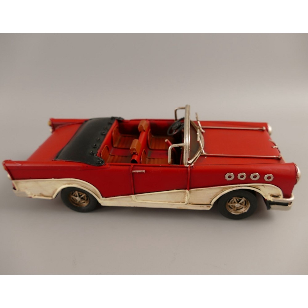 CABRIOLET US Cabrio rot Blechauto Blech Modellauto