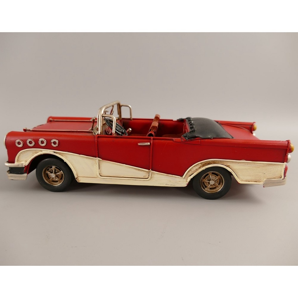 CABRIOLET US Cabrio rot Blechauto Blech Modellauto