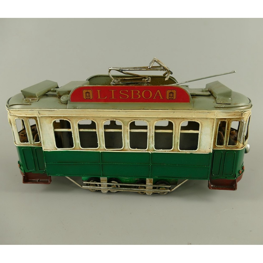 STRASSENBAHN TRAM Waggon Lisboa Blechmodell Blechauto Blech Modell