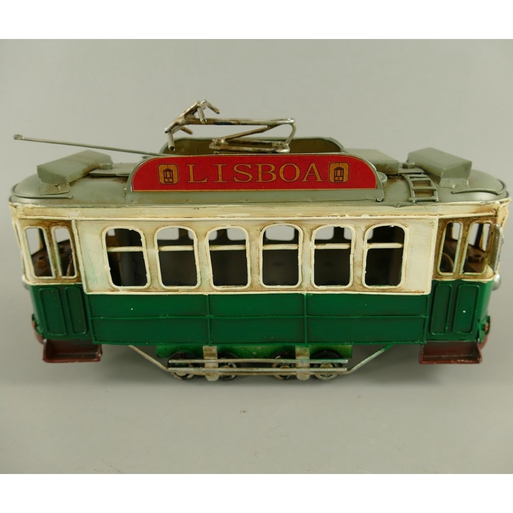 STRASSENBAHN TRAM Waggon Lisboa Blechmodell Blechauto Blech Modell