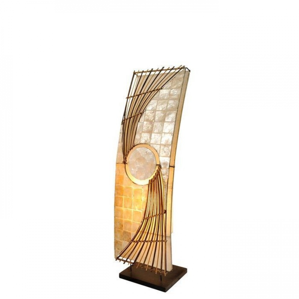 SEMARA Stehlampe 70 cm Bali Lampe handgefertigt