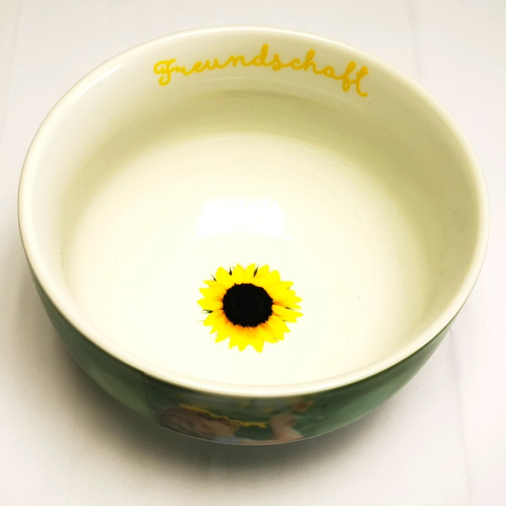 Müslischale Schüssel FREUNDSCHAFT IST WIE EINE BLUME Ritzenhoff Keramik