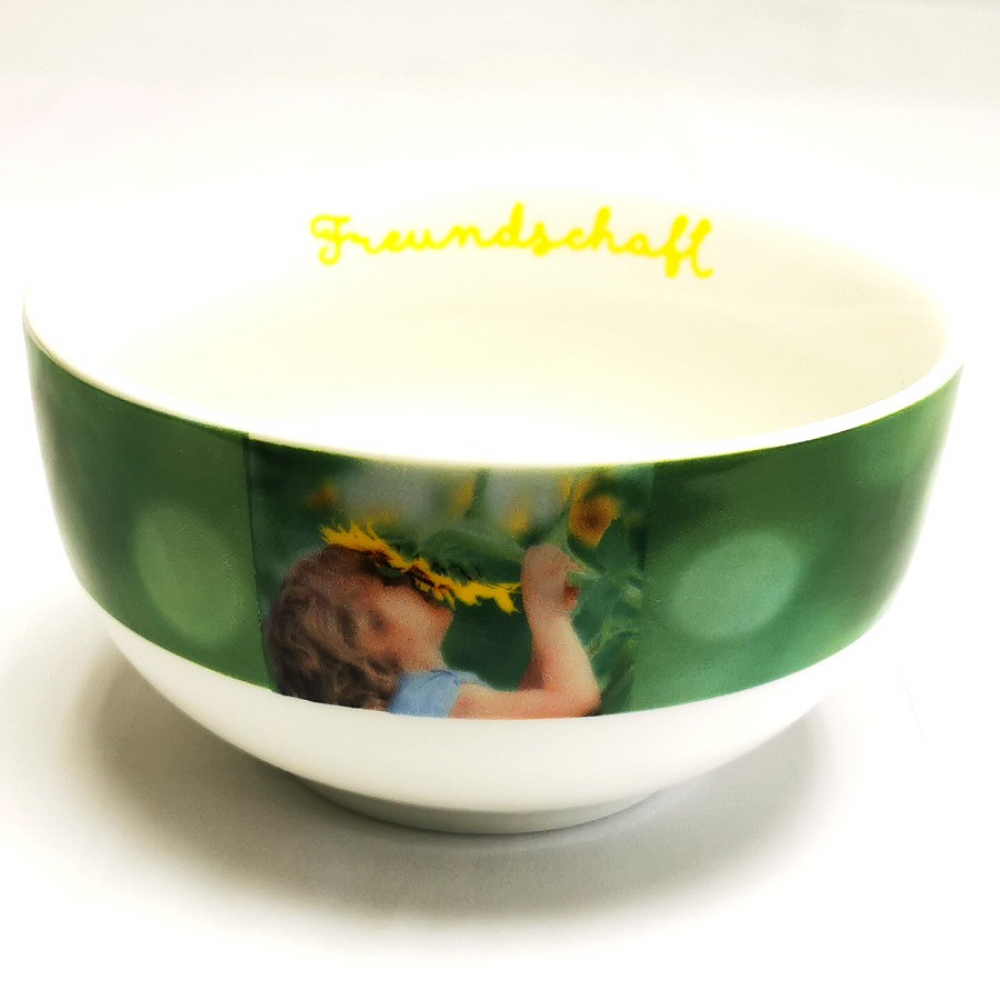 Müslischale Schüssel FREUNDSCHAFT IST WIE EINE BLUME Ritzenhoff Keramik