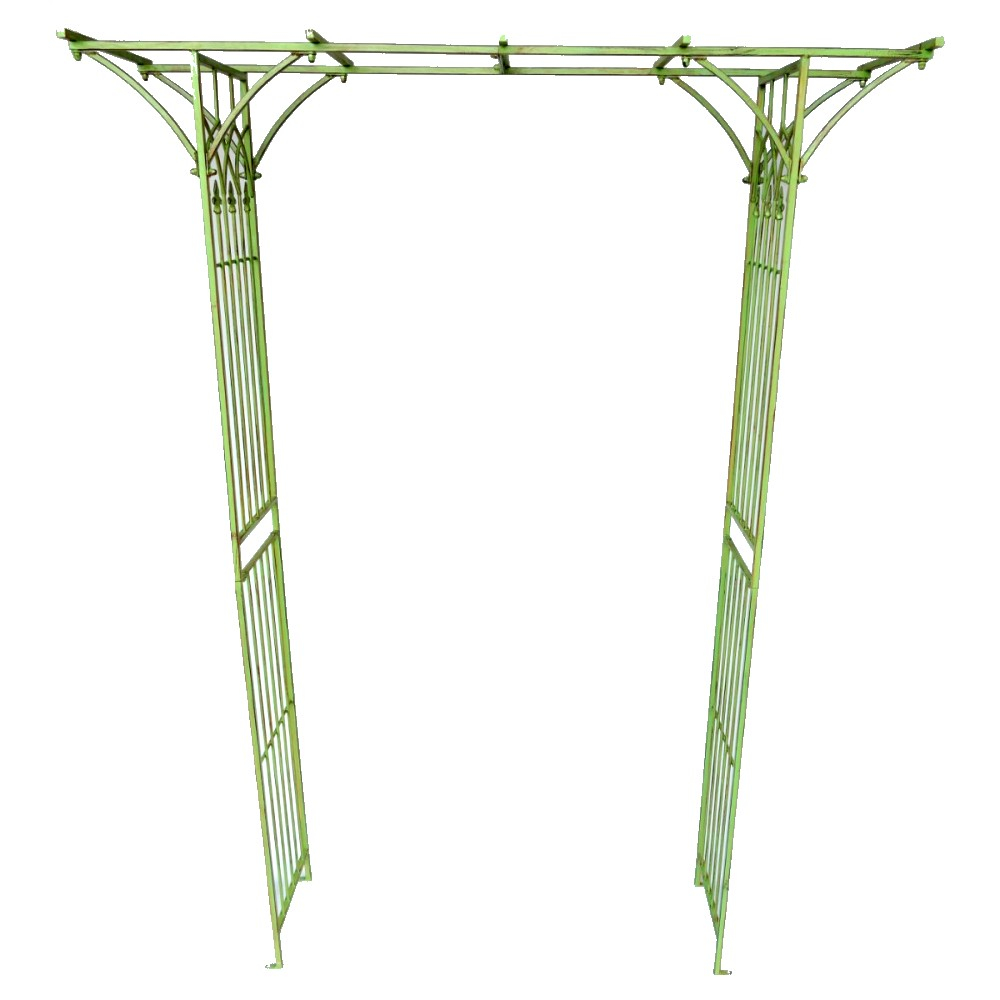 ROSENBOGEN Romantik grün Rankgestell Rankhilfe Tor Metall 230 x 175 cm