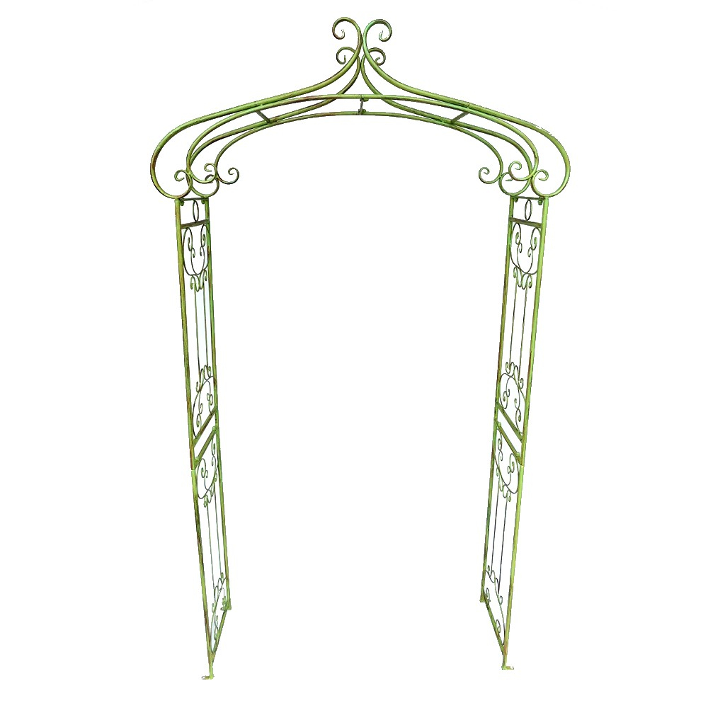 ROSENBOGEN Romantik grün Rankgestell Rankhilfe Metall 235 x 130 cm