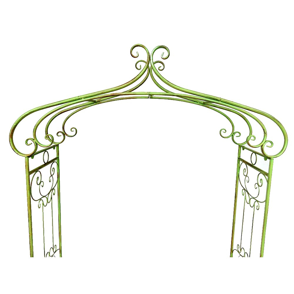 ROSENBOGEN Romantik grün Rankgestell Rankhilfe Metall 235 x 130 cm