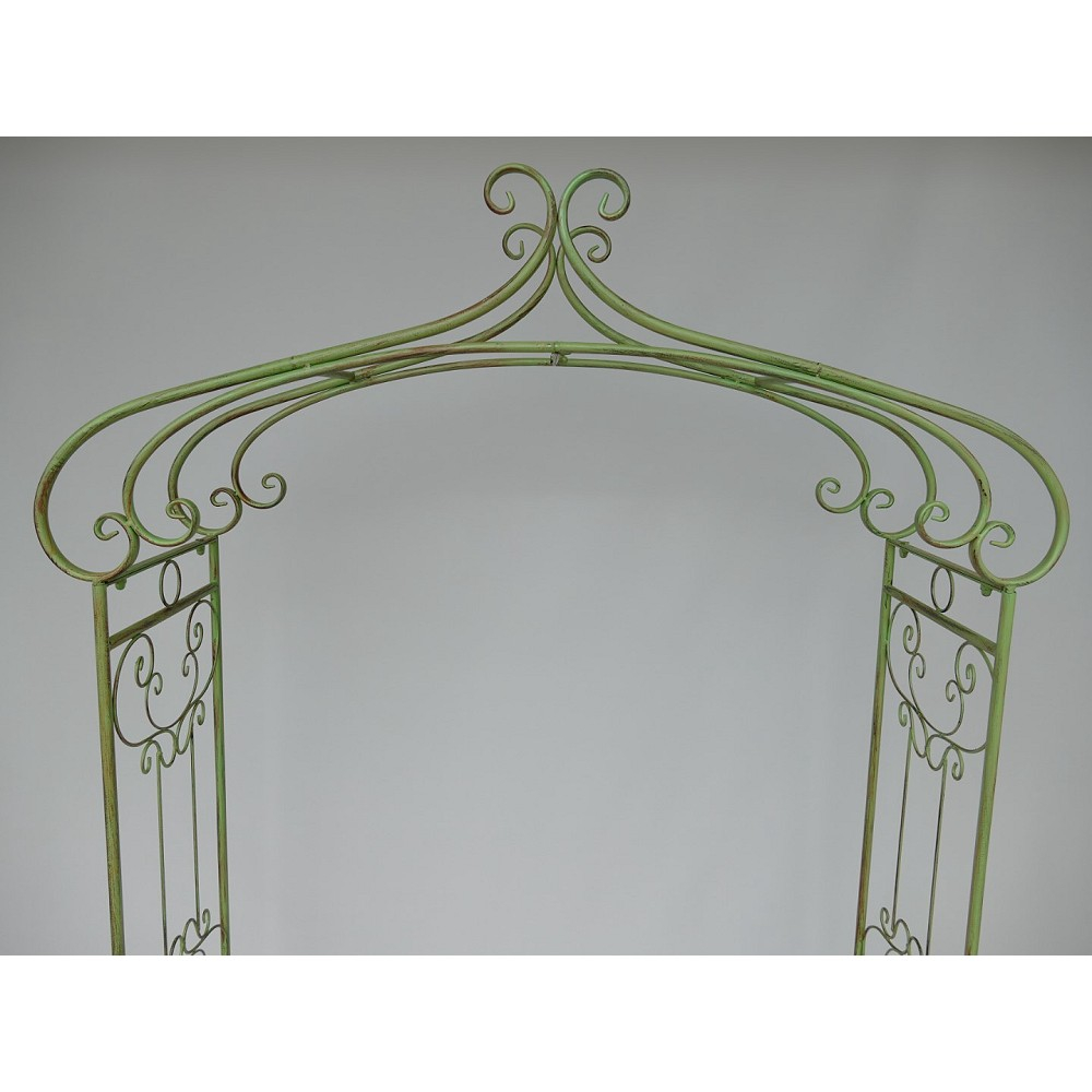 ROSENBOGEN Romantik grün Rankgestell Rankhilfe Metall 235 x 130 cm