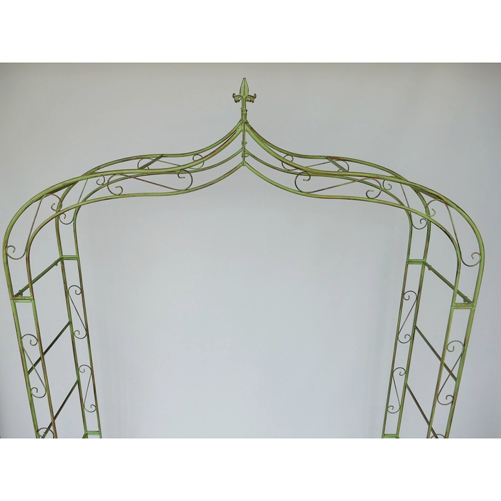 ROSENBOGEN Romantik grün Rankgestell Rankhilfe Tor Metall 260 x 150 cm