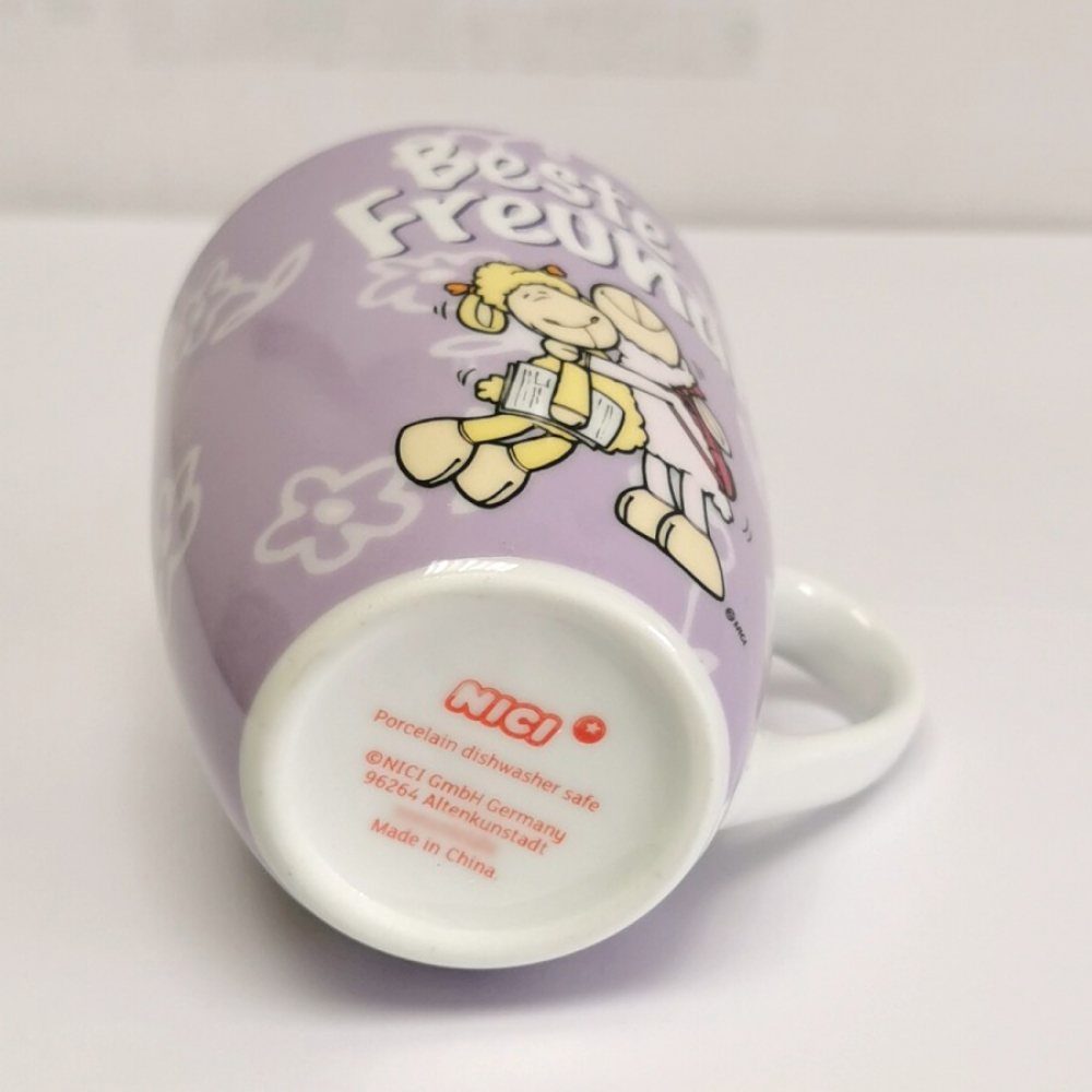 Kaffeetasse Tasse BESTE FREUNDIN lila Keramik