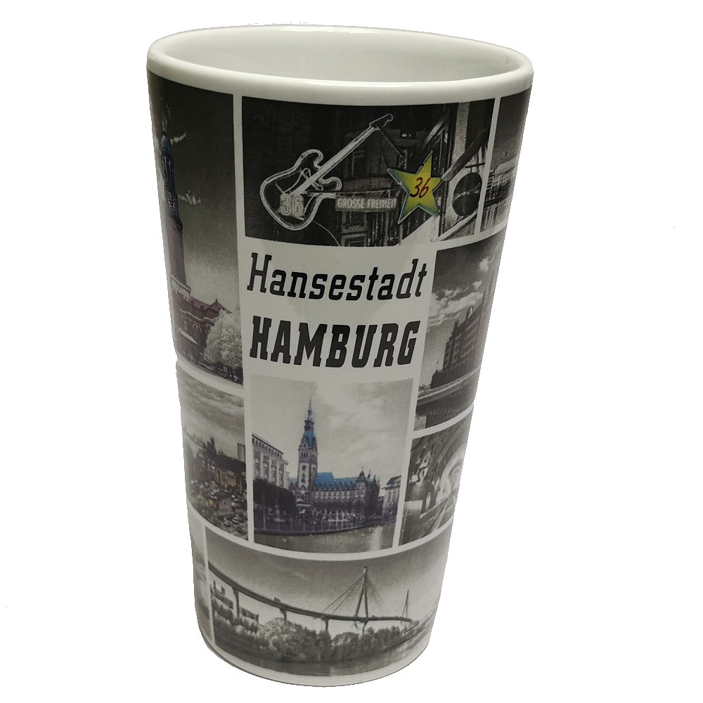 Kaffeetasse Tasse HAMBURG HANSESTADT XL Souvenir Keramik
