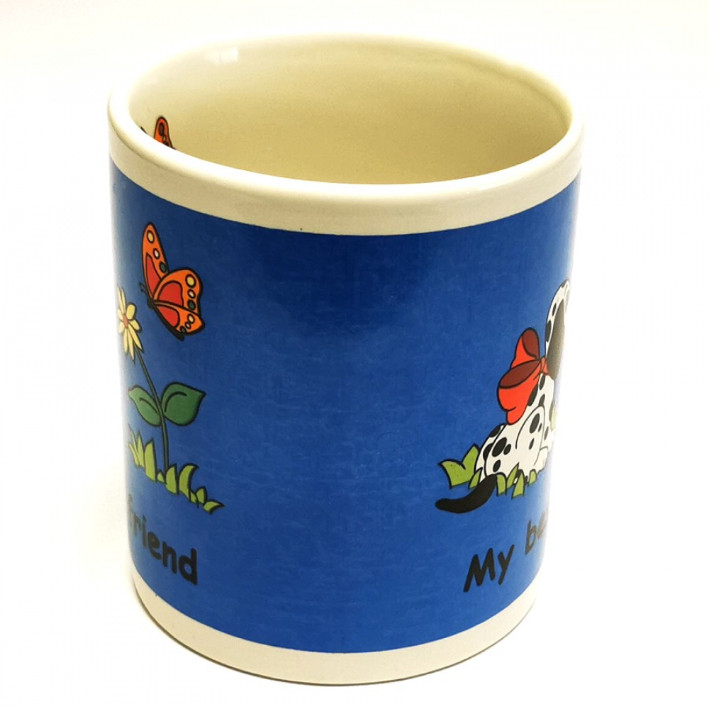 Kaffeetasse Tasse MY BEST FRIEND DOG HUNDE Keramik