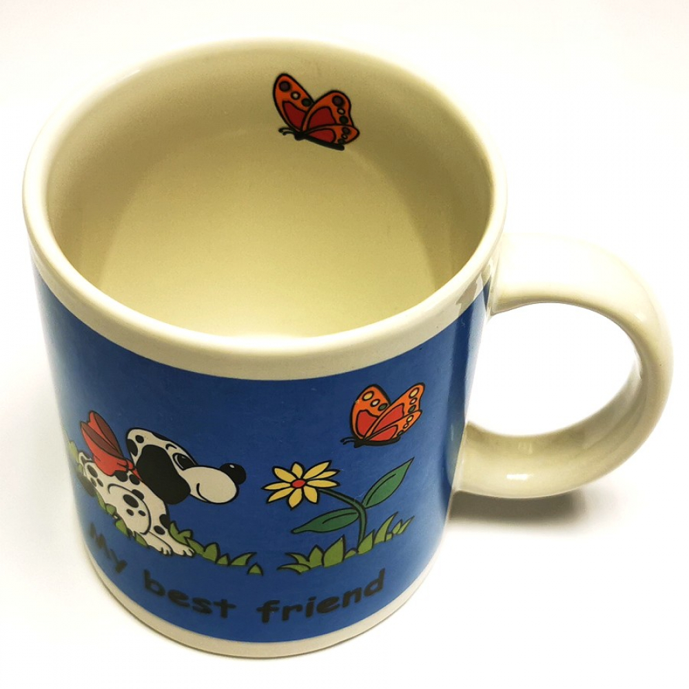 Kaffeetasse Tasse MY BEST FRIEND DOG HUNDE Keramik