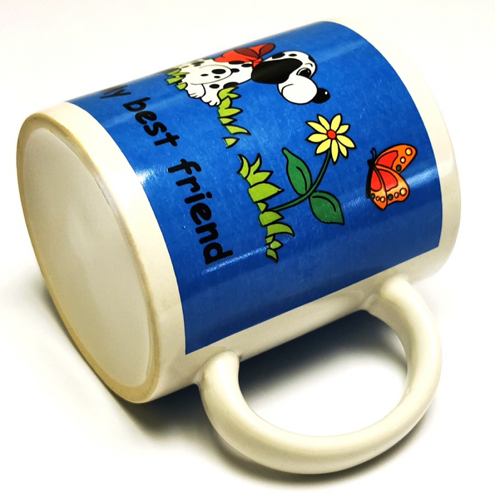 Kaffeetasse Tasse MY BEST FRIEND DOG HUNDE Keramik
